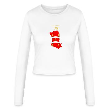 Deux-sèvres - Manches longues slim fit Femme - blanc - Devant - AI Model Female 172 light (172cm)