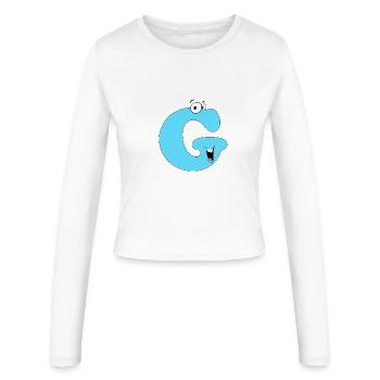 G - Manches longues slim fit Femme - blanc - Devant - AI Model Female 172 light (172cm)