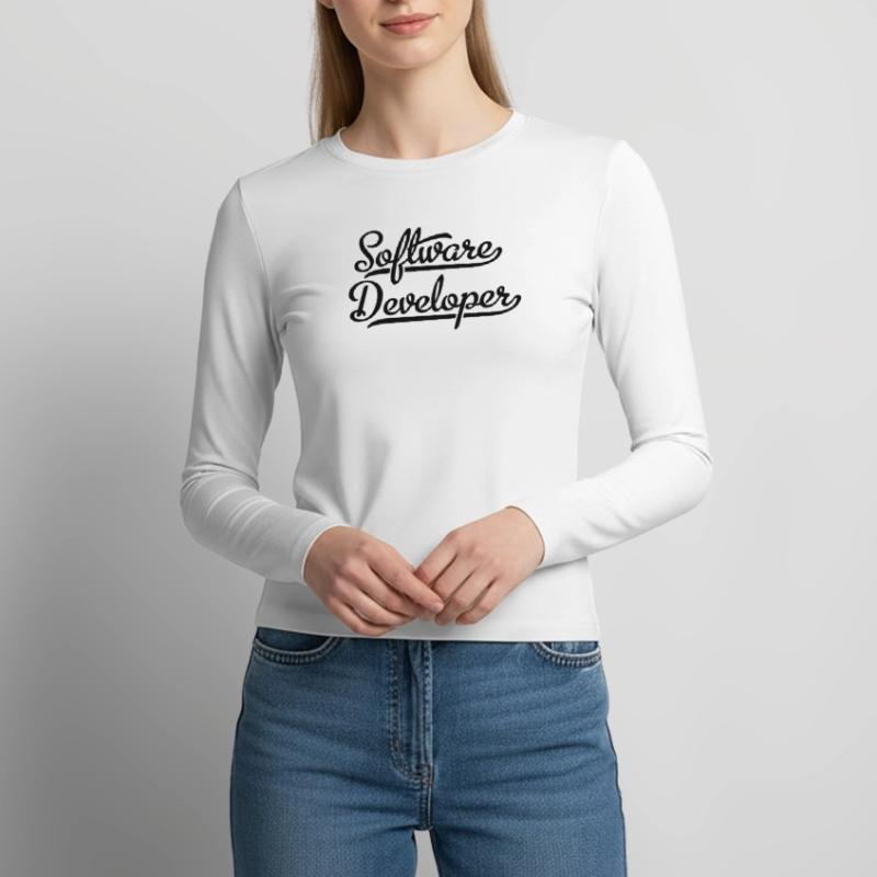 Software developers Women's Slim Fit Longsleeve