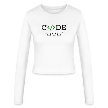 App Developer Saying Career Profession Job Success - Women's Slim Fit Longsleeve - white - Front - AI Model Female 172 light (172cm)