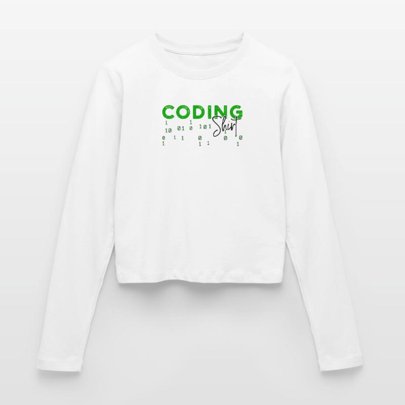 Coden Developer Programmer Web Developer Saying Women's Slim Fit Longsleeve