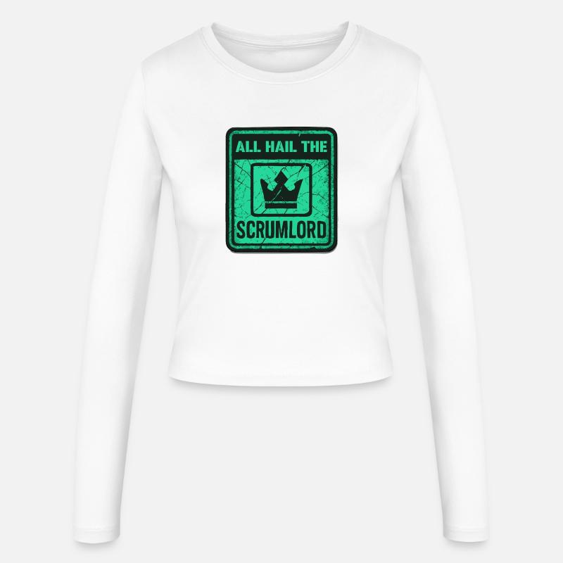 Fun things for Scrum Masters and Agile Coaches - Women's Slim Fit Longsleeve - white