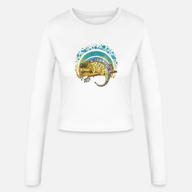 Chameleon - Women's Slim Fit Longsleeve - white