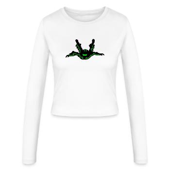 Parachutiste - Manches longues slim fit Femme - blanc - Devant - AI Model Female 172 light (172cm)