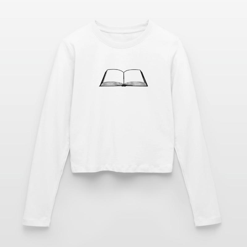 Empty book Women's Slim Fit Longsleeve