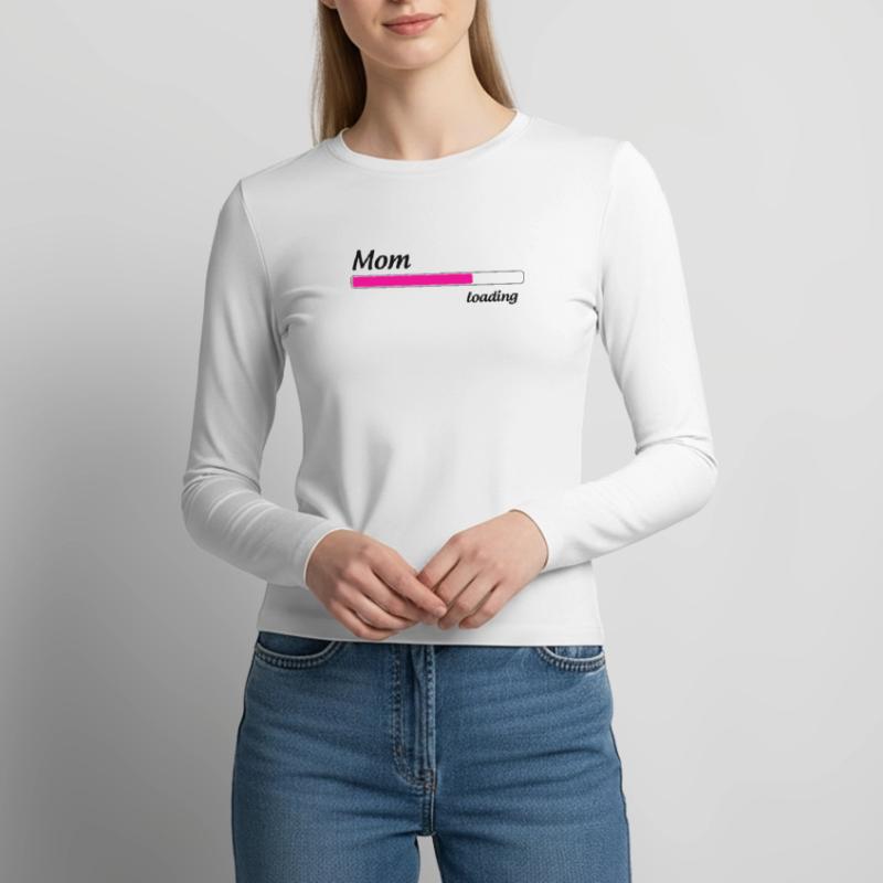 Maman loading... Please Wait - Future Mère Manches longues slim fit Femme