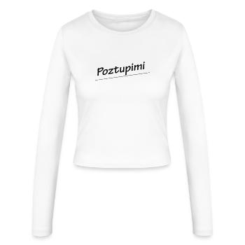 Poztupimi - Manches longues slim fit Femme - blanc - Devant - AI Model Female 172 light (172cm)