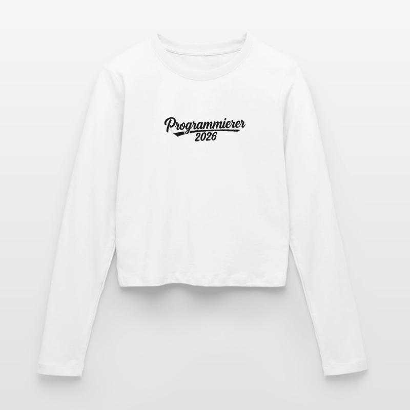 Programmeur 2026 – Conception de codage Manches longues slim fit Femme
