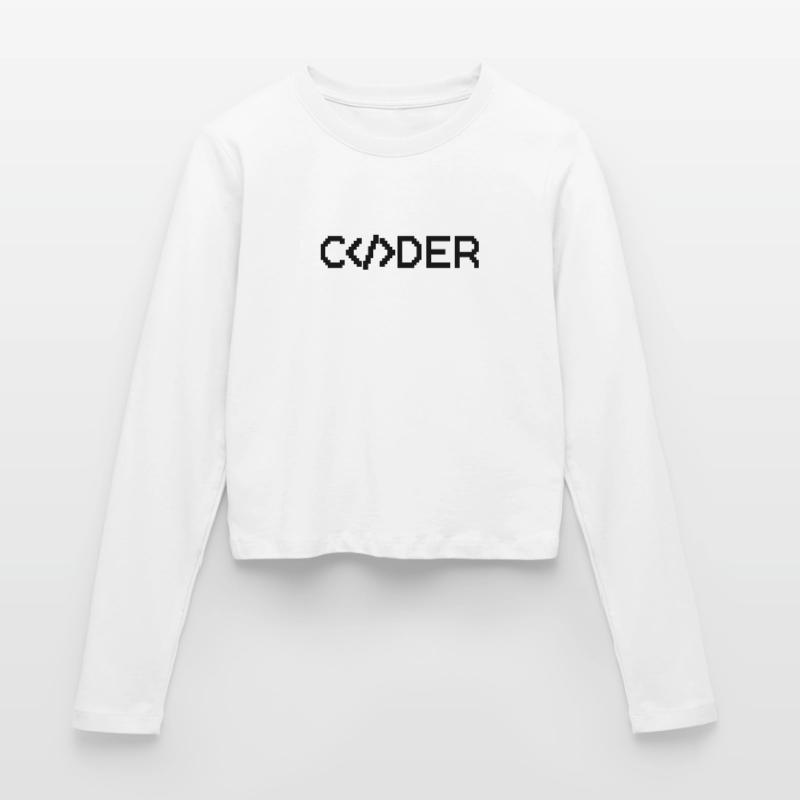 Coder Frauen Slim Fit Langarmshirt