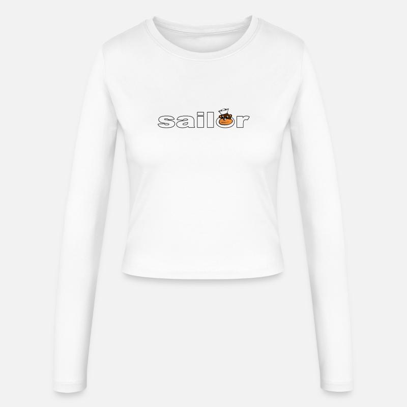 Sailor - Women's Slim Fit Longsleeve - white