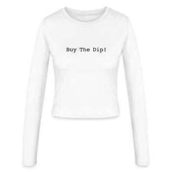 Buy The Dip! - Women's Slim Fit Longsleeve - white - Front - AI Model Female 172 light (172cm)