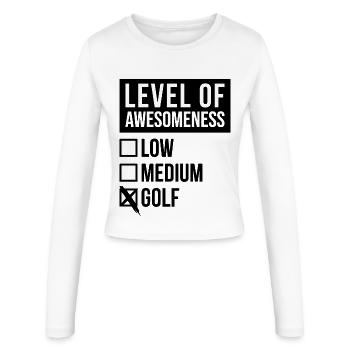 Golf - Manches longues slim fit Femme - blanc - Devant - AI Model Female 172 light (172cm)