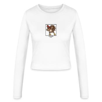 Dab Vibes Only. - Women's Slim Fit Longsleeve - white - Front - AI Model Female 172 light (172cm)
