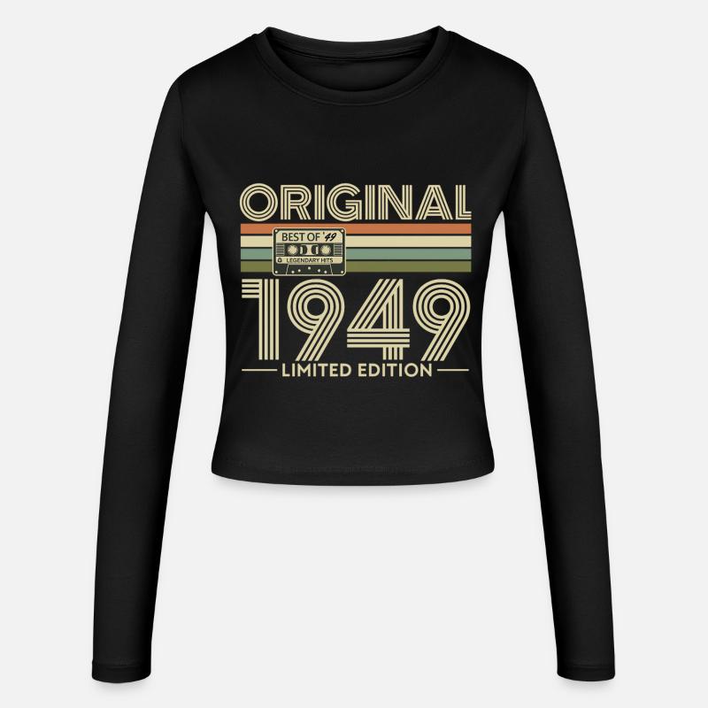Original 1949 Limited Edition Retro - Women's Slim Fit Longsleeve - black