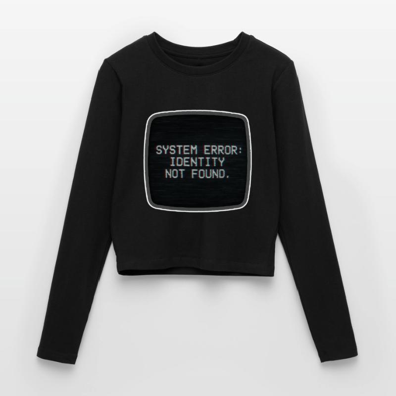 System Error Identity Not Found Women's Slim Fit Longsleeve