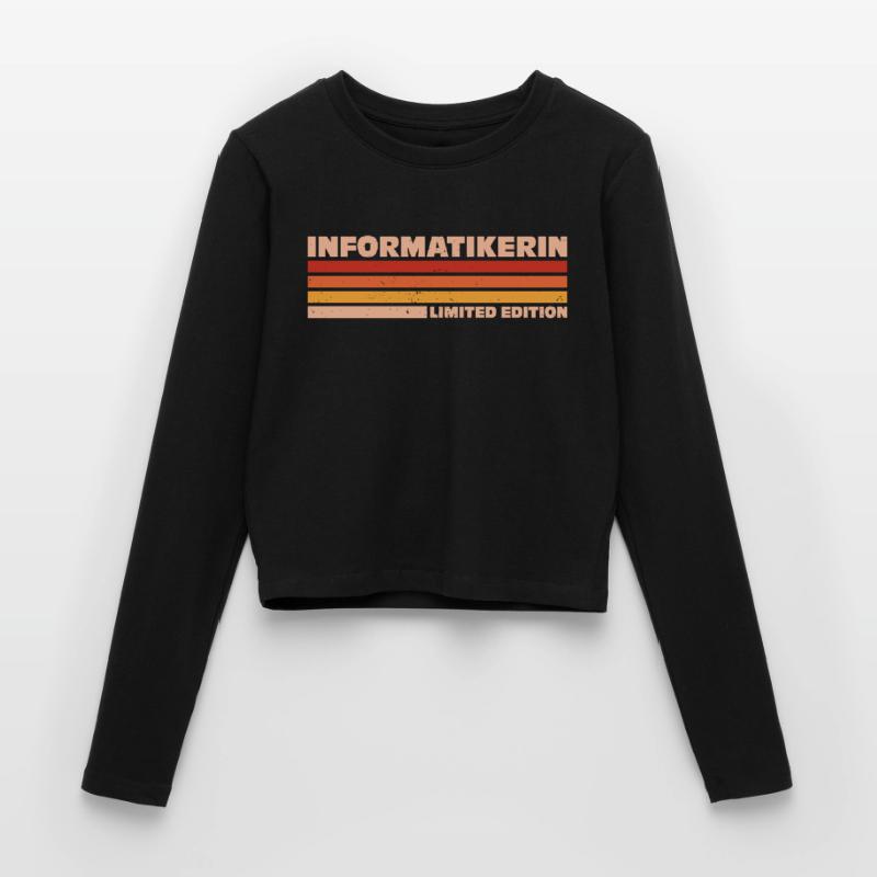 Informatikerin Informatiker Programmiererin Frauen Slim Fit Langarmshirt