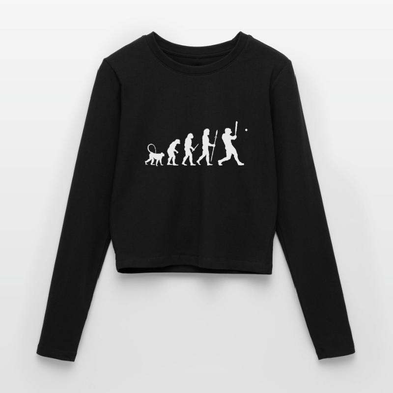 Évolution du baseball Manches longues slim fit Femme