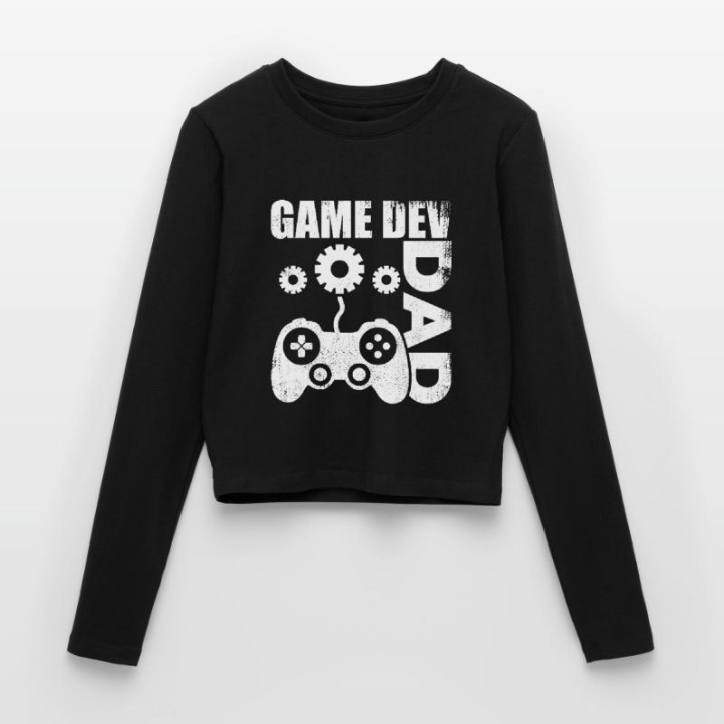 Game Developer Dad Women's Slim Fit Longsleeve