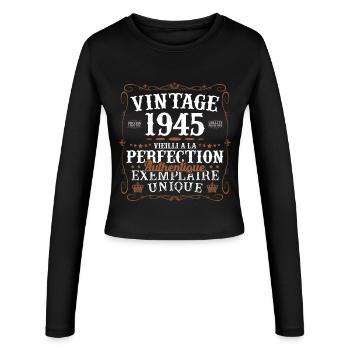 authentique_1945 - Frauen Slim Fit Langarmshirt - Schwarz - Vorne - AI Model Female 172 light (172cm)