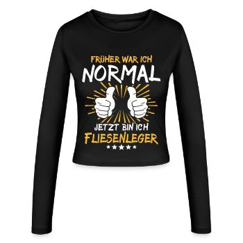 Tiler Spruch - Manches longues slim fit Femme - noir - Devant - AI Model Female 172 light (172cm)
