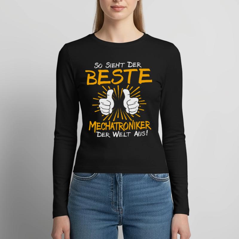 Mechatronics Technician Gift Idea Women's Slim Fit Longsleeve
