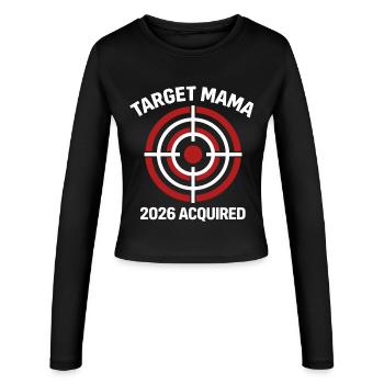 Maman 2026 Target - Manches longues slim fit Femme - noir - Devant - AI Model Female 172 light (172cm)
