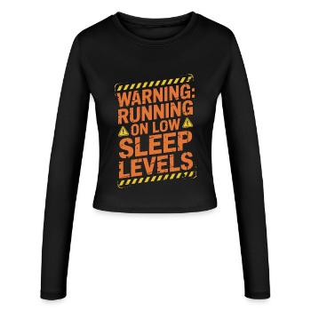 Pharmacist Student Warning Running Pharmaceutical - Frauen Slim Fit Langarmshirt - Schwarz - Vorne - AI Model Female 172 light (172cm)