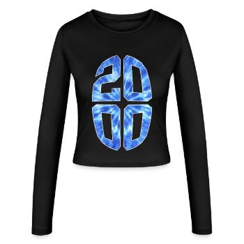 26 YEARS OLD 2000 26TH BIRTHDAY - Women's Slim Fit Longsleeve - black - Front - AI Model Female 172 light (172cm)