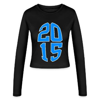 11 ANS 2015 11E ANNIVERSAIRE - Manches longues slim fit Femme - noir - Devant - AI Model Female 172 light (172cm)