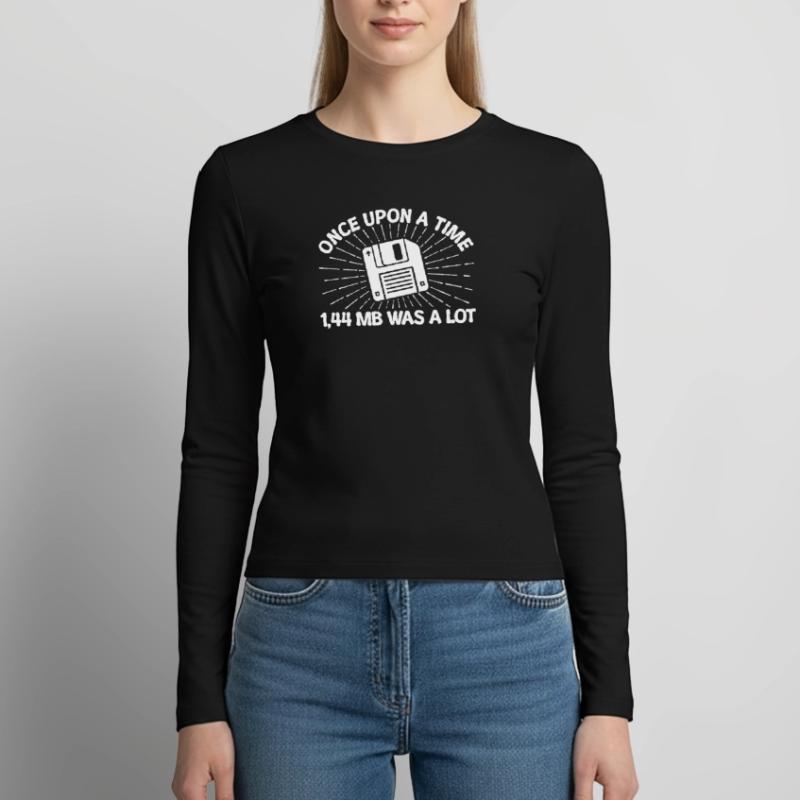 Programmierer Coden Statement Developer Skripting Frauen Slim Fit Langarmshirt