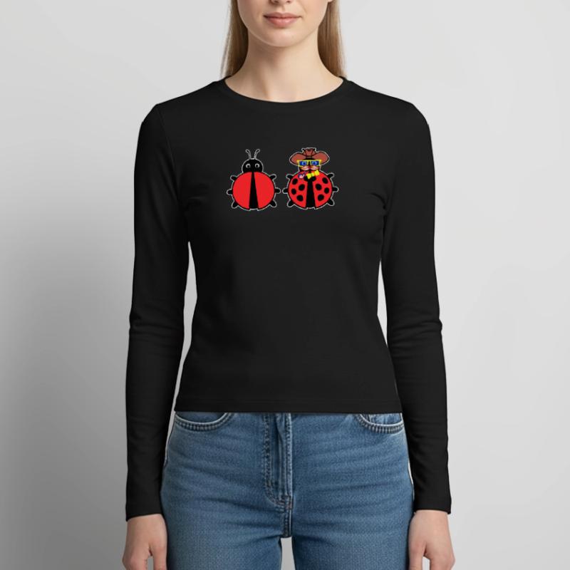 Bugs Bugfixing Debug Developer Computerfreak Frauen Slim Fit Langarmshirt