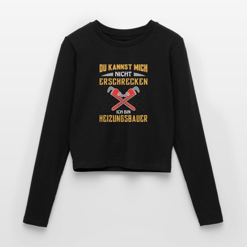 Heating engineer Heating construction Women's Slim Fit Longsleeve