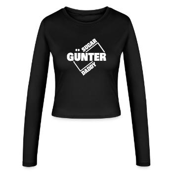 Sugar Daddy Guenter - Manches longues slim fit Femme - noir - Devant - AI Model Female 172 light (172cm)