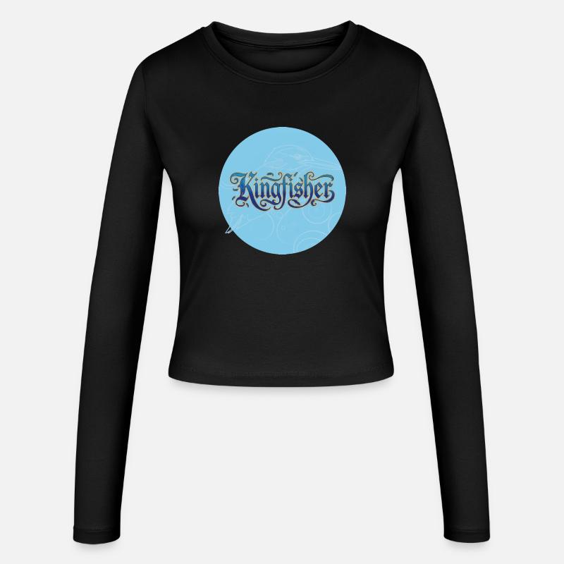 kingfisher - Women's Slim Fit Longsleeve - black
