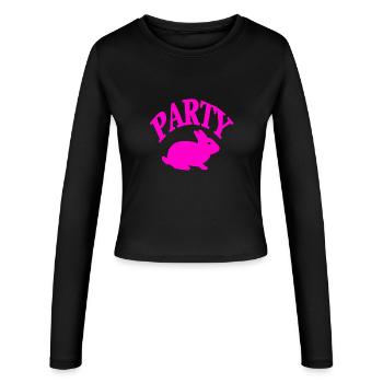 Parti - Manches longues slim fit Femme - noir - Devant - AI Model Female 172 light (172cm)