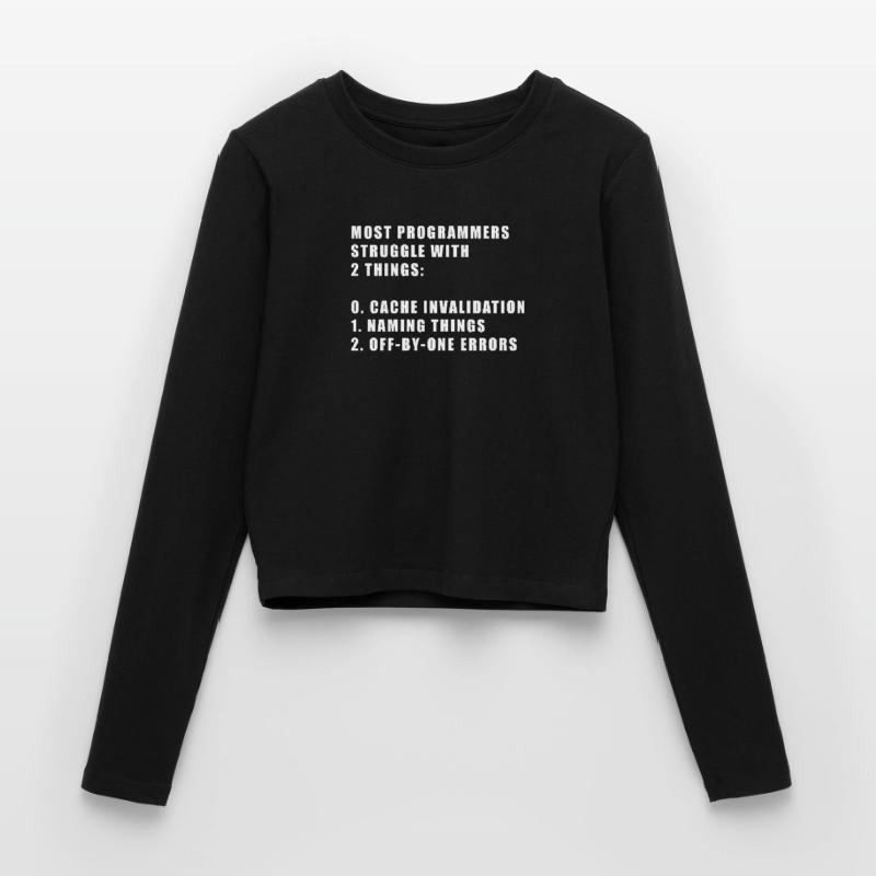 2 choses difficiles dans le programmeur informatique Manches longues slim fit Femme