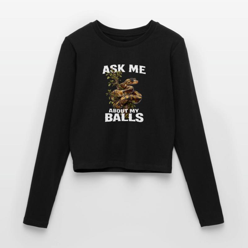 Python roi Serpents Amateurs de terrarium Python Manches longues slim fit Femme