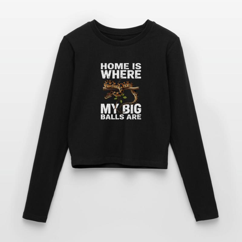 Python roi Serpents Amateurs de terrarium Python Manches longues slim fit Femme