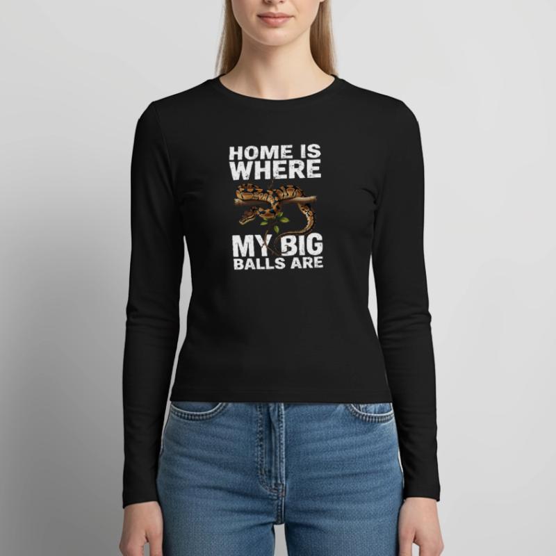 Python roi Serpents Amateurs de terrarium Python Manches longues slim fit Femme