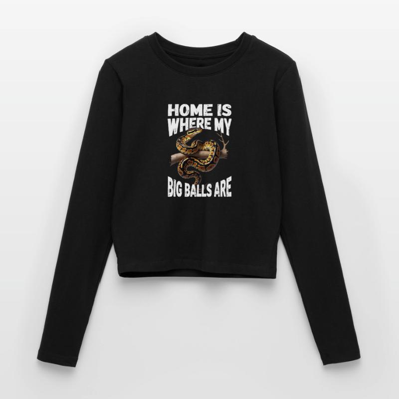 King Python Snakes Lover Terrarium Python Women's Slim Fit Longsleeve