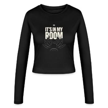 Tarantula Tarantula Holder Spider Owner - Women's Slim Fit Longsleeve - black - Front - AI Model Female 172 light (172cm)