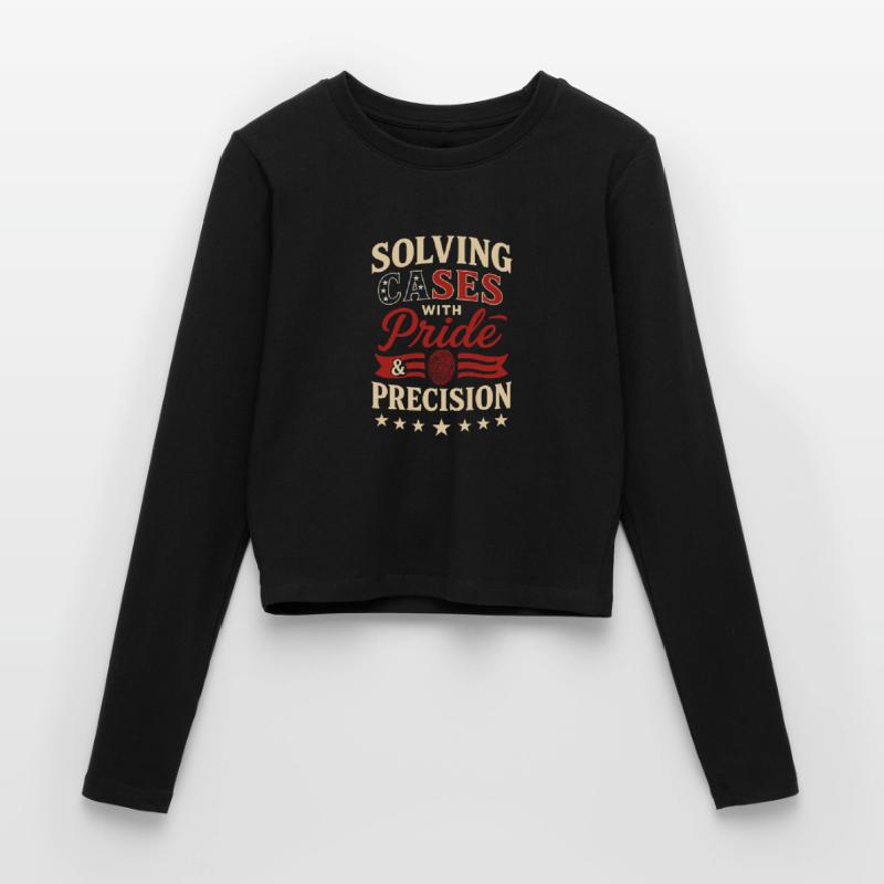 Forensic Nurse Practitioner Pride & Precision Frauen Slim Fit Langarmshirt