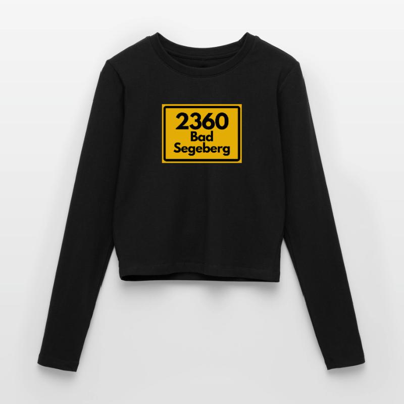 OLD POSTCODE POSTCODE RETRO 2360 BAD SEGEBERG Women's Slim Fit Longsleeve