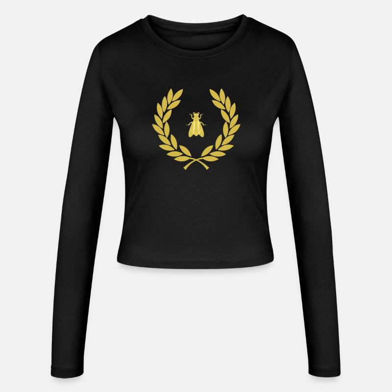 Napoleonic Bee - Women's Slim Fit Longsleeve - black