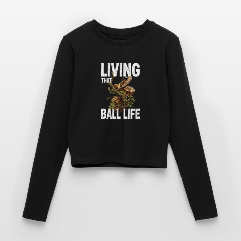 Python roi Serpents Amateurs de terrarium Python Manches longues slim fit Femme