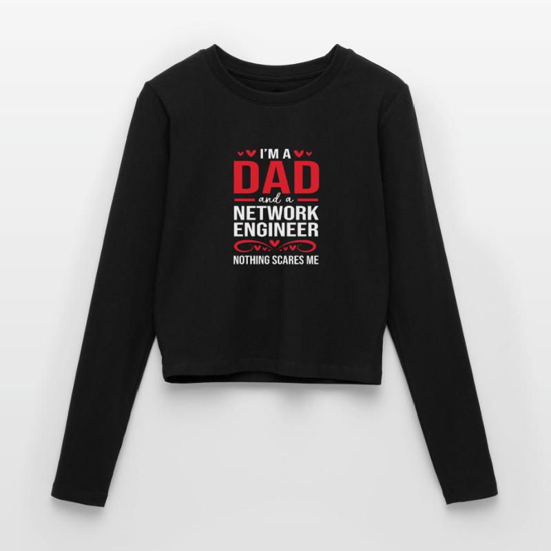 Network Engineer Programmer Computer Scientist Women's Slim Fit Longsleeve