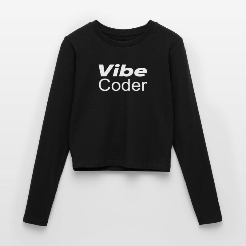 Techno-utopia: Vibe Coder Women's Slim Fit Longsleeve