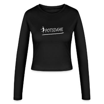 POTSDAME - Manches longues slim fit Femme - noir - Devant - AI Model Female 172 light (172cm)