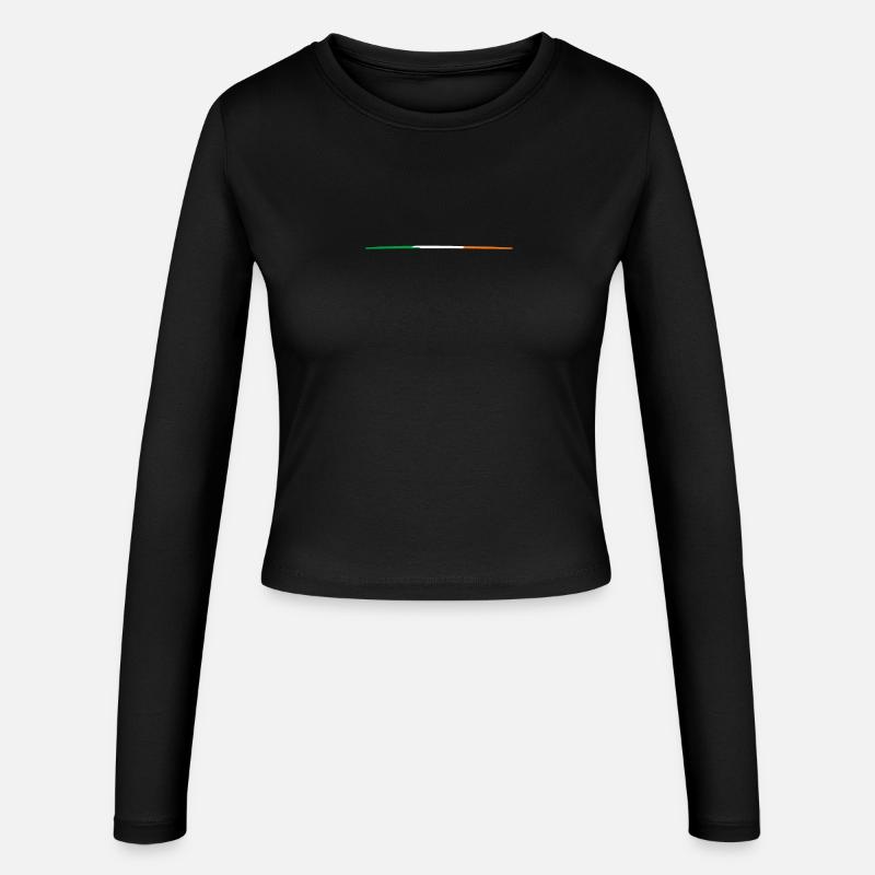 tricolore IRL - Women's Slim Fit Longsleeve - black