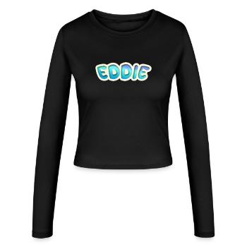 Profession Eddie - Manches longues slim fit Femme - noir - Devant - AI Model Female 172 light (172cm)
